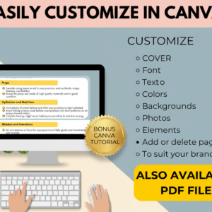 Fitness Checklist Printable with PLR Resell Rights
