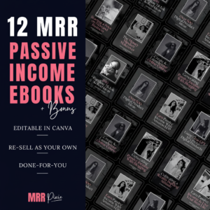 MRR Passive Income eBook Bundle, master resell rights, private label rights, plr ebook