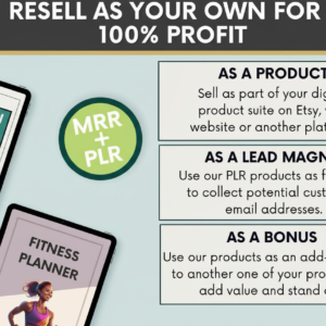 DFY Health & Fitness Bundle: PLR Ebooks, Planners, Guides (Ready to Resell)