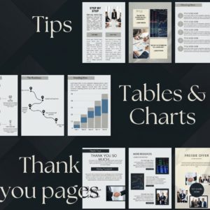 Canva eBook Template, Course WorkBook Template, How to Create e-Book,150 EBook Template Canva