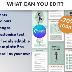 DFY Health & Fitness Bundle: PLR Ebooks, Planners, Guides (Ready to Resell)