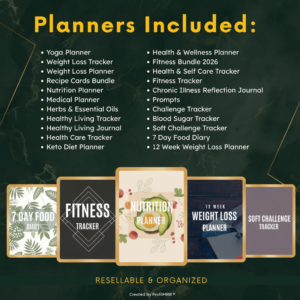 Fitness Planners PLR MRR Bundle Resell Rights
