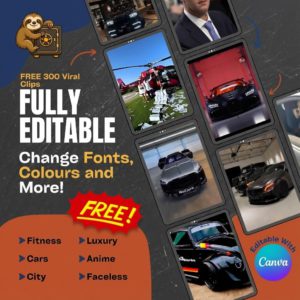 Male Fitness Reels: 600+ Bundle Digital Download