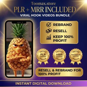 1100+ AI Talking Object Reels Bundle (Canva Editable) | PLR + MRR — Toomax