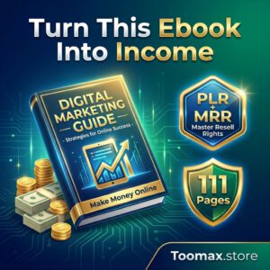 111+ Page Digital Marketing Ebook (PLR + Master Resell Rights) | Canva Editable