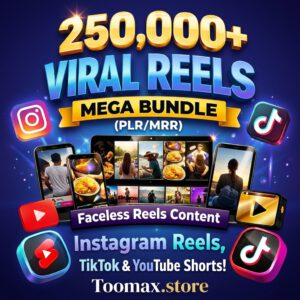 250,000+ Viral Faceless Reels Bundle (PLR + MRR) | Instant Download