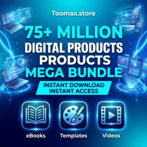 75 Million+ Digital Products Mega Bundle | PLR + MRR Resell Rights