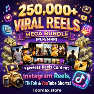 250,000+ Viral Faceless Reels Bundle (PLR + MRR) | Instant Download