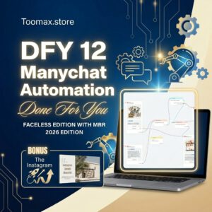 12 Manychat Automation Flows with Private Label Rights (PLR) and Master Resell Rights (MRR) | Digital Marketing | Faceless Marketing | DFY