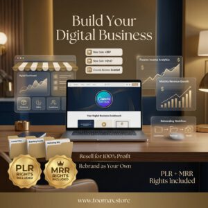 Canva Crash Course with MRR — Editable 37-Page Template + 6 Video Tutorials | Master Resell Rights Included