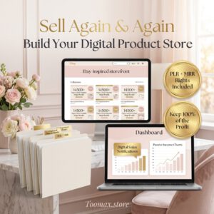 14,500+ Pages PLR Canva Template Bundle - 300 Planners, Journals & Trackers with Master Resell Rights | Instant Download