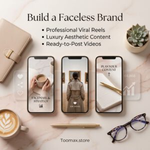 110+ Faceless Digital Marketing Videos with MRR & PLR — Instagram Reels, TikTok & YouTube Shorts | Editable Canva Bundle