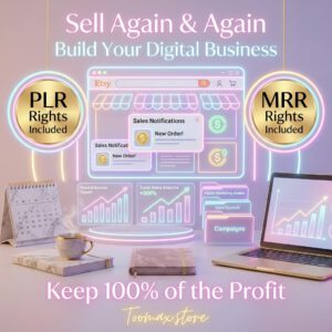110+ Faceless Digital Marketing Videos with MRR & PLR — Instagram Reels, TikTok & YouTube Shorts | Editable Canva Bundle