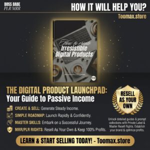 Etsy Digital Product Guide: MRR PLR eBook, Canva Templates + Mockups
