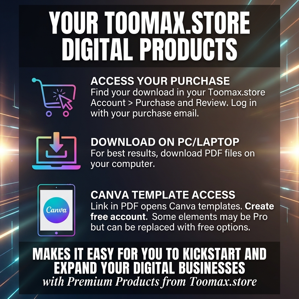Etsy Digital Product Guide: MRR PLR eBook, Canva Templates + Mockups - Image 8