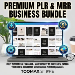 Etsy Digital Product Guide: MRR PLR eBook, Canva Templates + Mockups