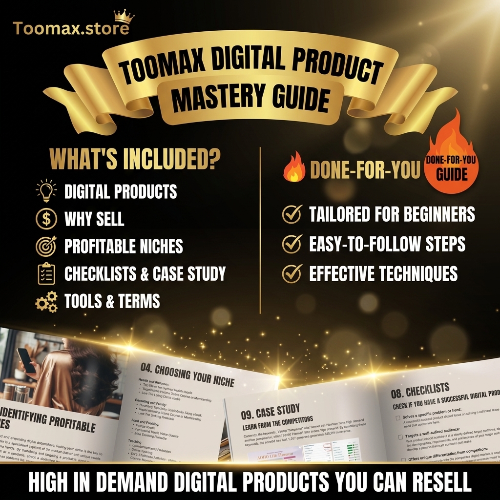 Etsy Digital Product Guide: MRR PLR eBook, Canva Templates + Mockups - Image 2
