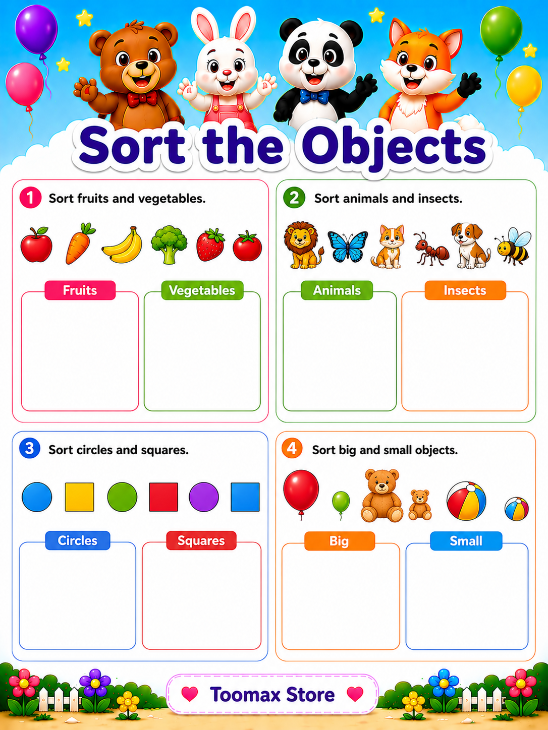 Math Workbook for Kids Printable PDF | Preschool & Kindergarten Math Worksheets | Number Recognition, Counting & Tracing Activities | Homeschool Learning Pack | Instant Download - Image 4
