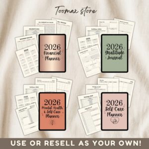 2026 PLR Canva Template Bundle — 250+ Digital Planners, Journals & Trackers with Master Resell Rights | Weekly Updated Vault